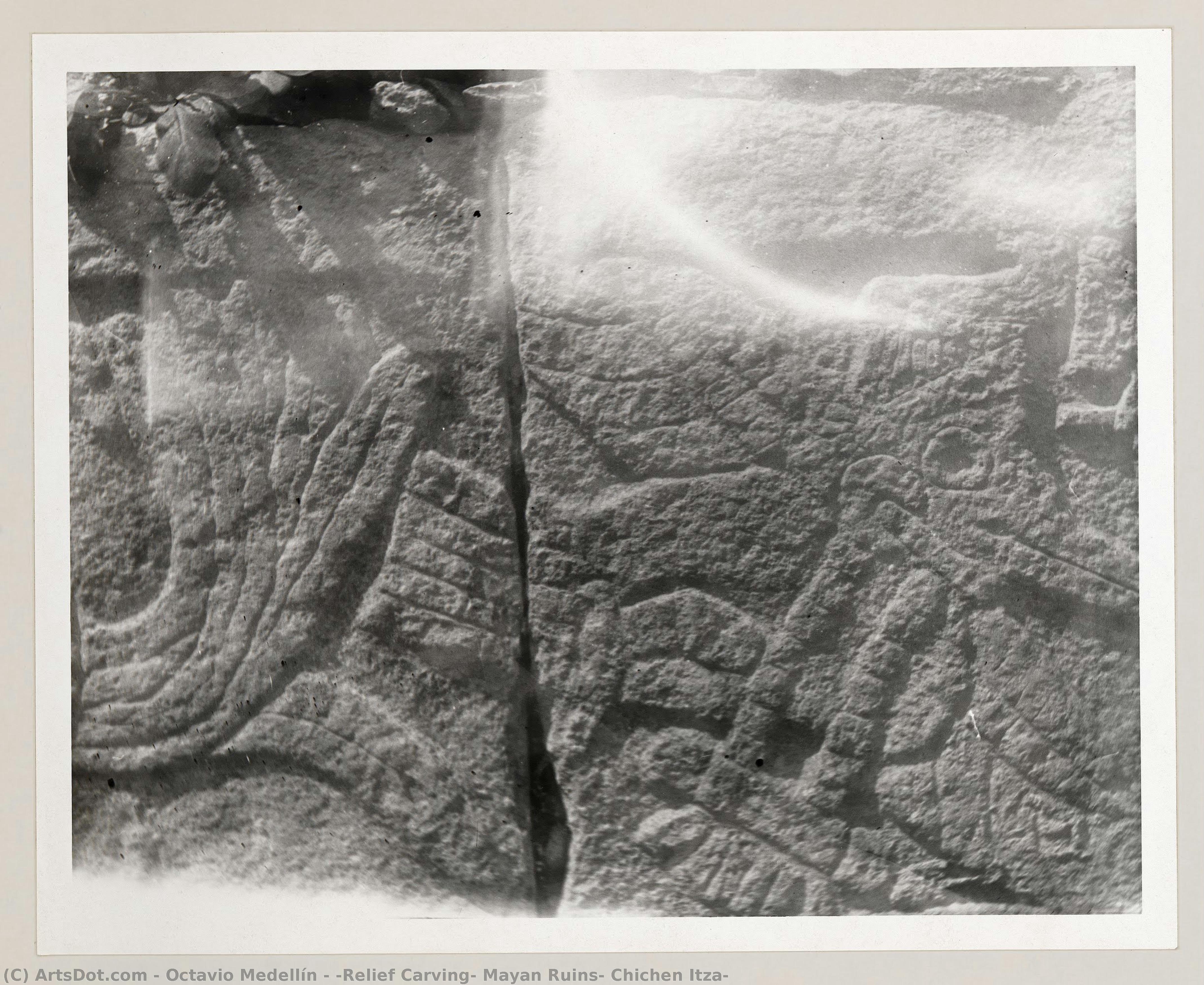 [relief Carving, Mayan Ruins, Chichen Itza] — Octavio Medellín