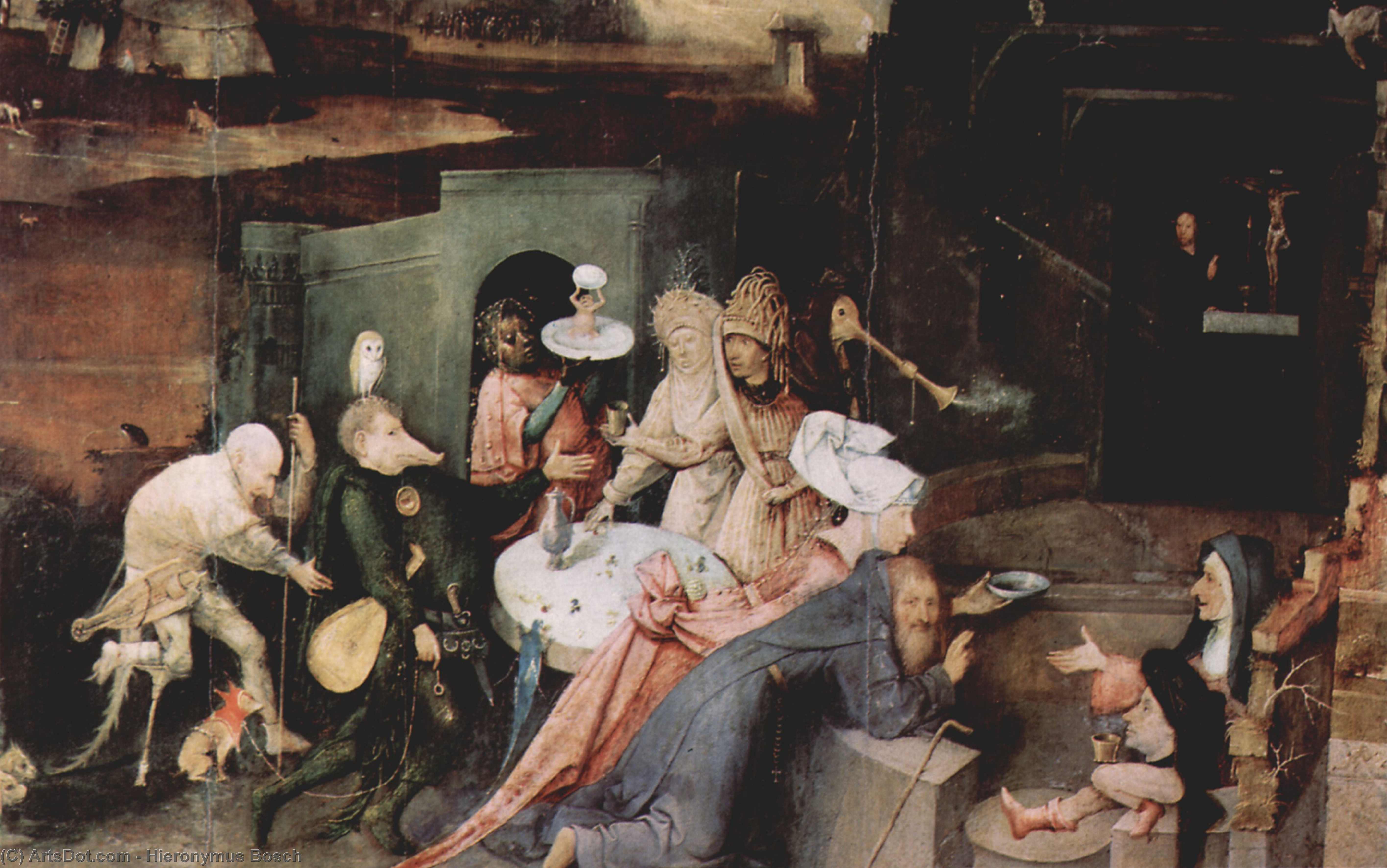 The Temptation Of St. Anthony (detail) — Hieronymus Bosch