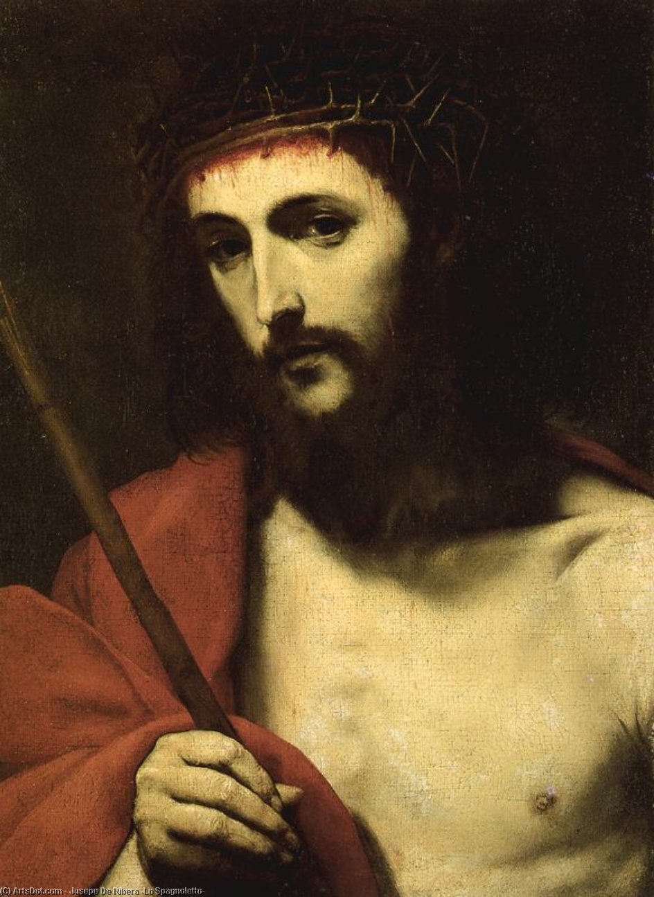 Christ With Crown Of Thorns — Jusepe De Ribera
