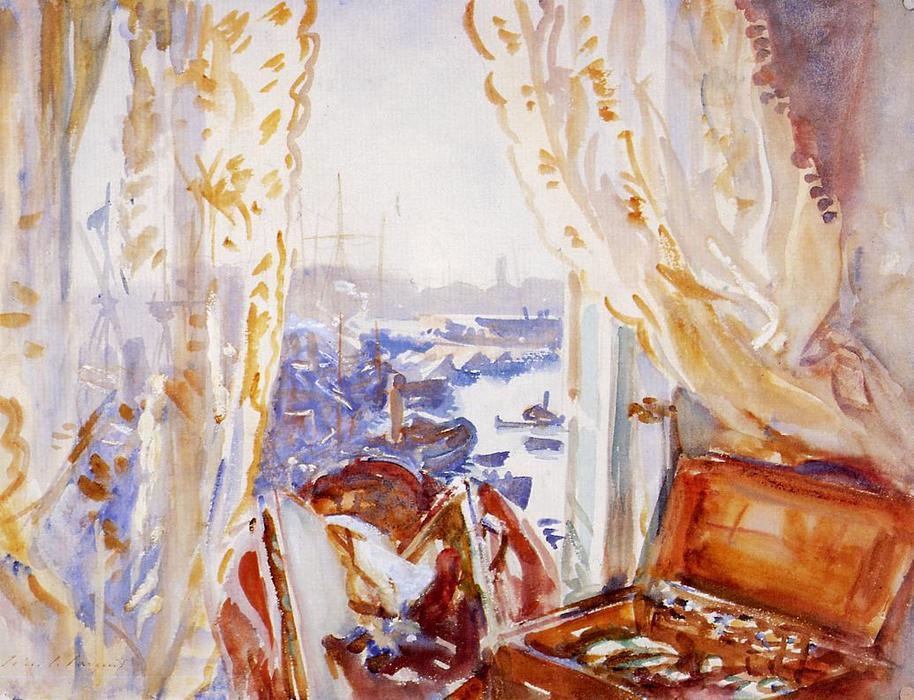 View From A Window, Genoa — John Singer Sargent