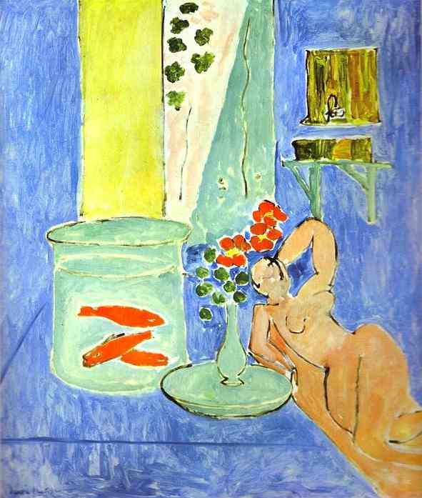 Red Fish And A Sculpture — Henri Matisse