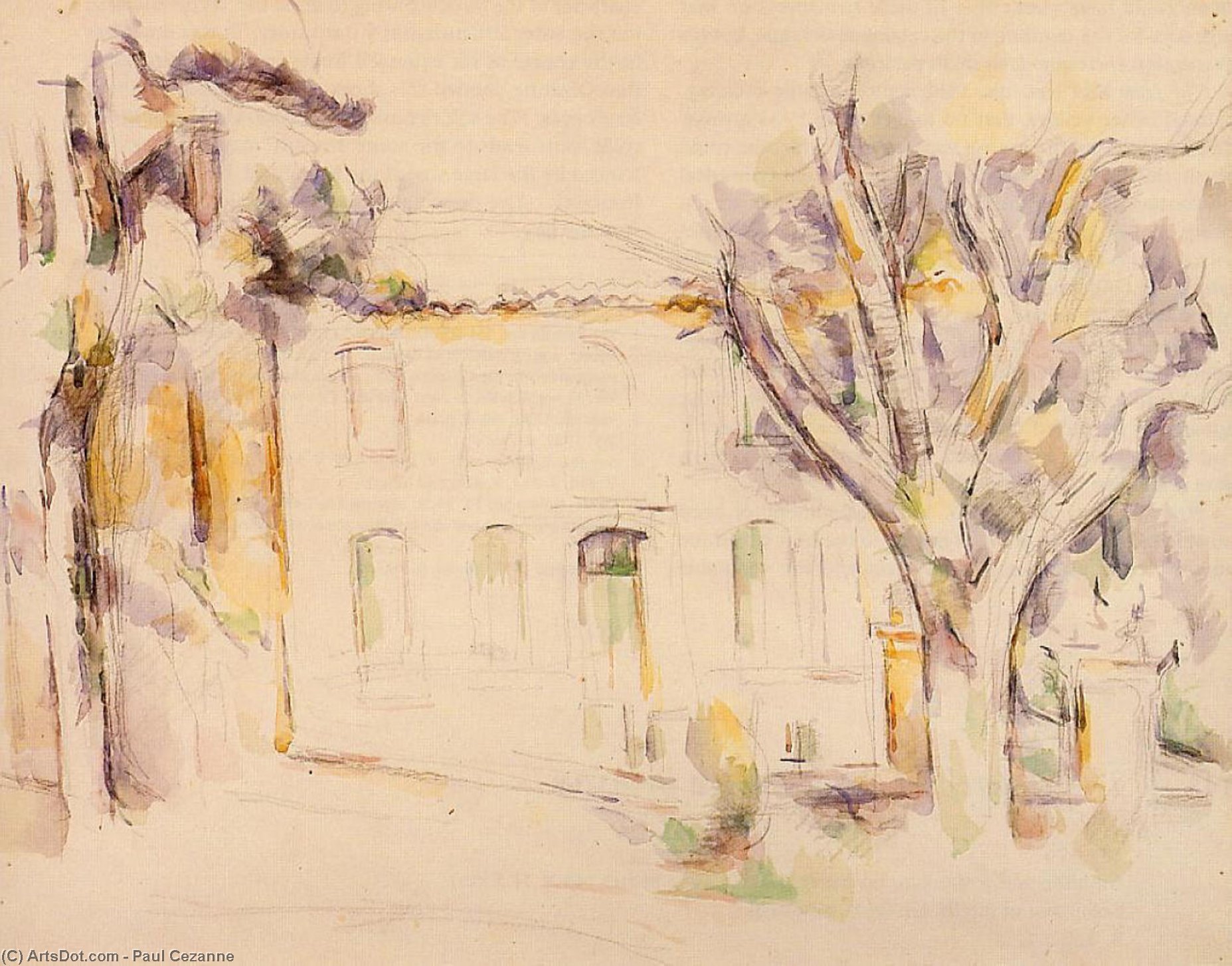 Casa En Provenza — Paul Cézanne