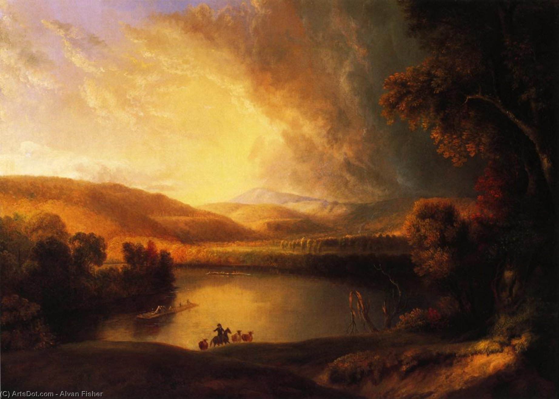 A Storm In The Valley — Alvan Fisher