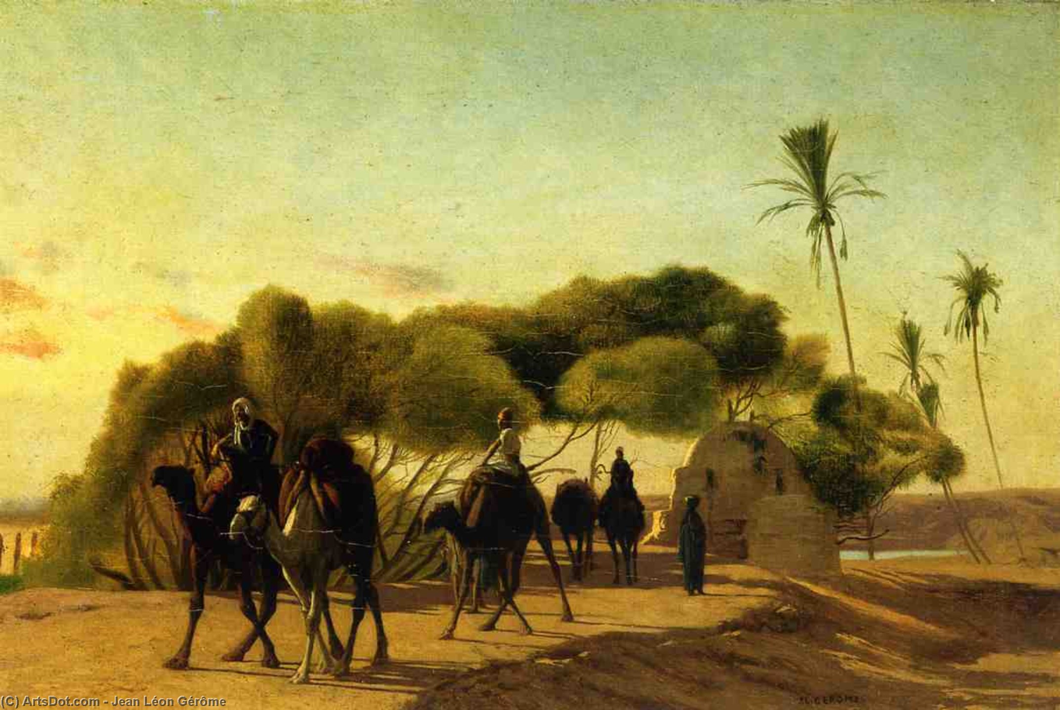 Dam On The Nile — Jean-léon Gérôme