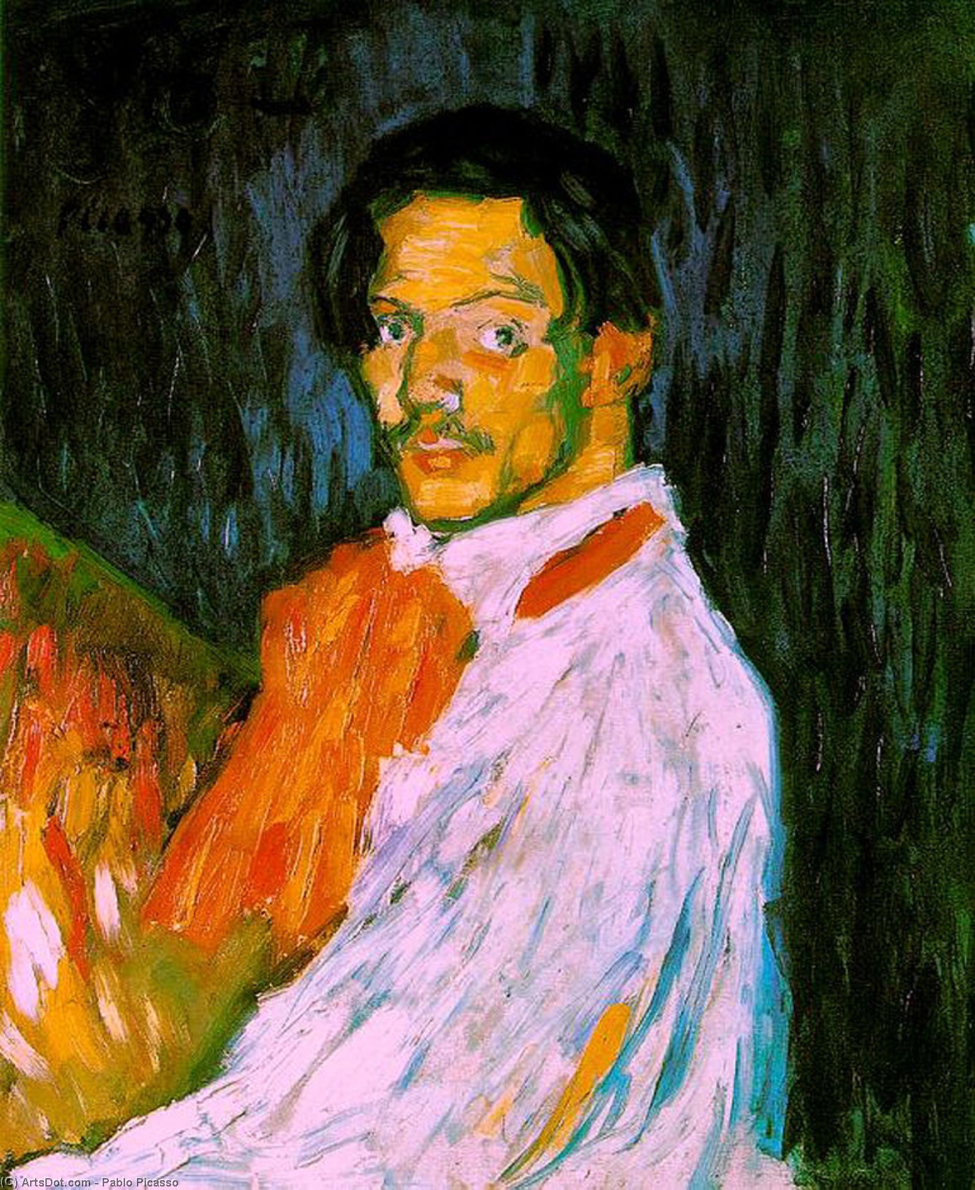 Self-portrait (9) — Pablo Picasso
