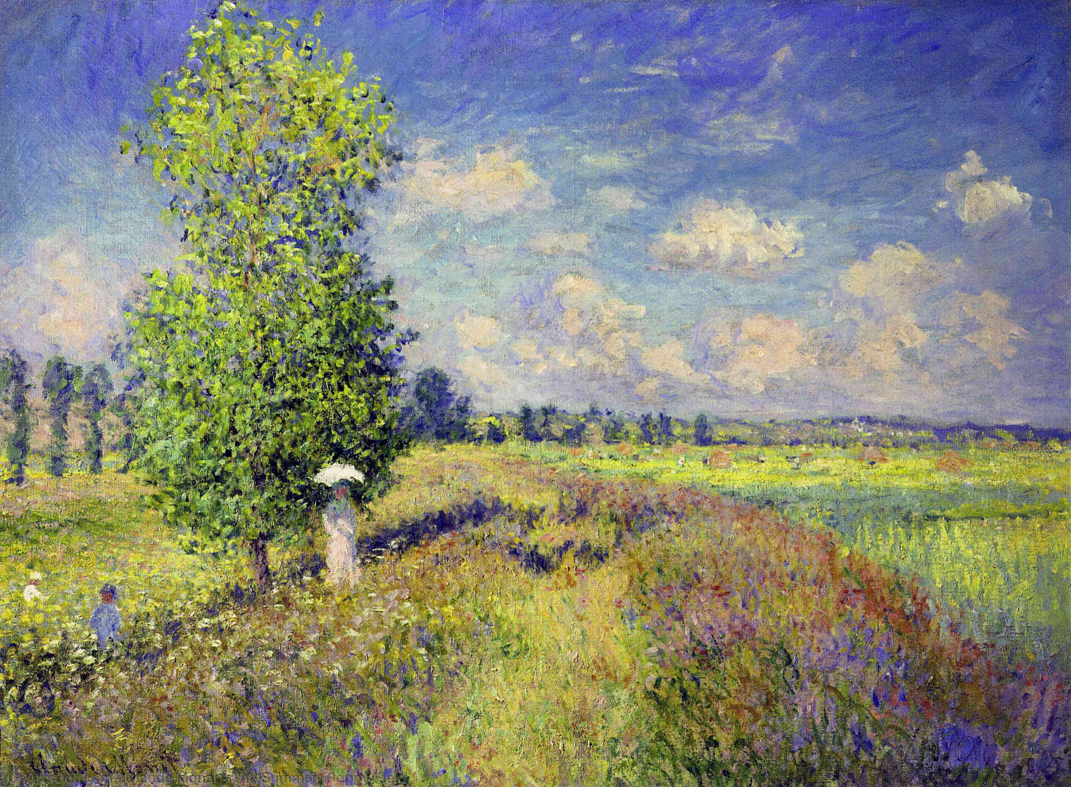 The Summer, Poppy Field — Claude Monet