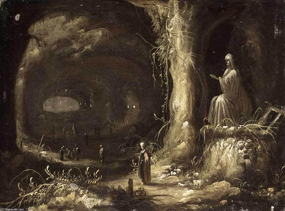 Interior Of A Grotto — Rombout Van Troyen