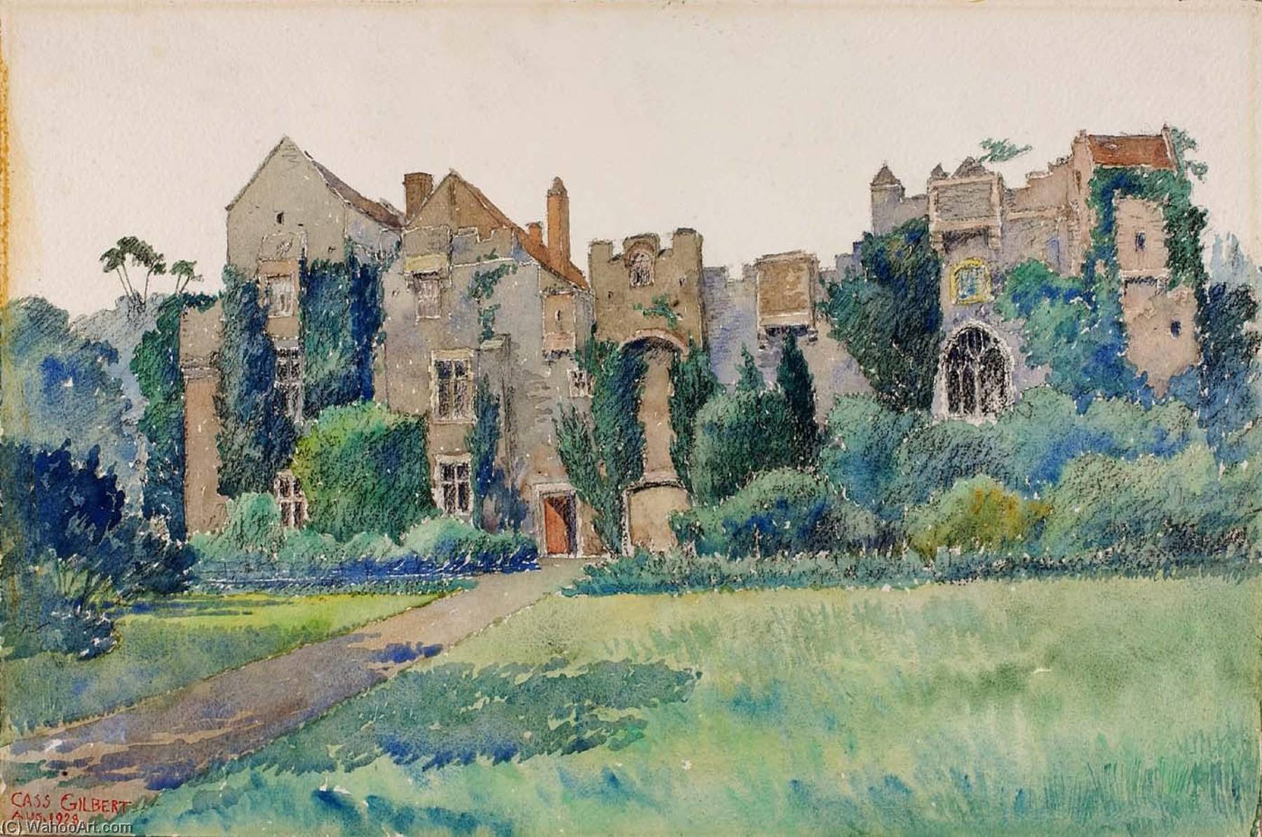 Compton Castle, Devonshire, England — Cass Gilbert