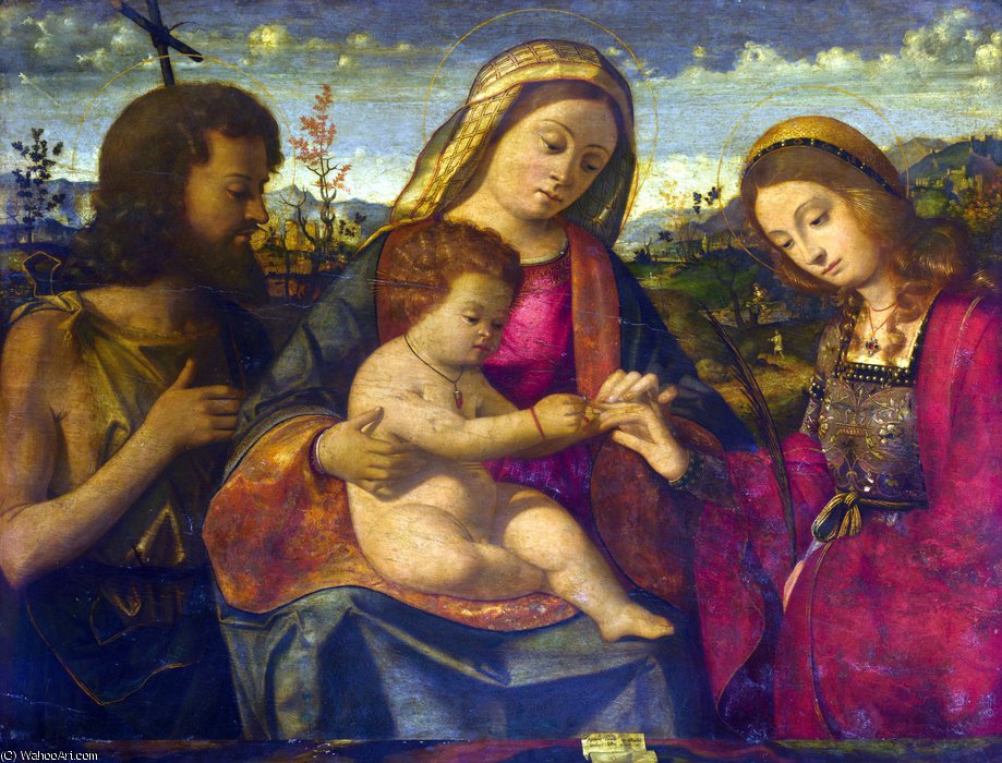 The Virgin And Child With Saints — Andrea Previtali