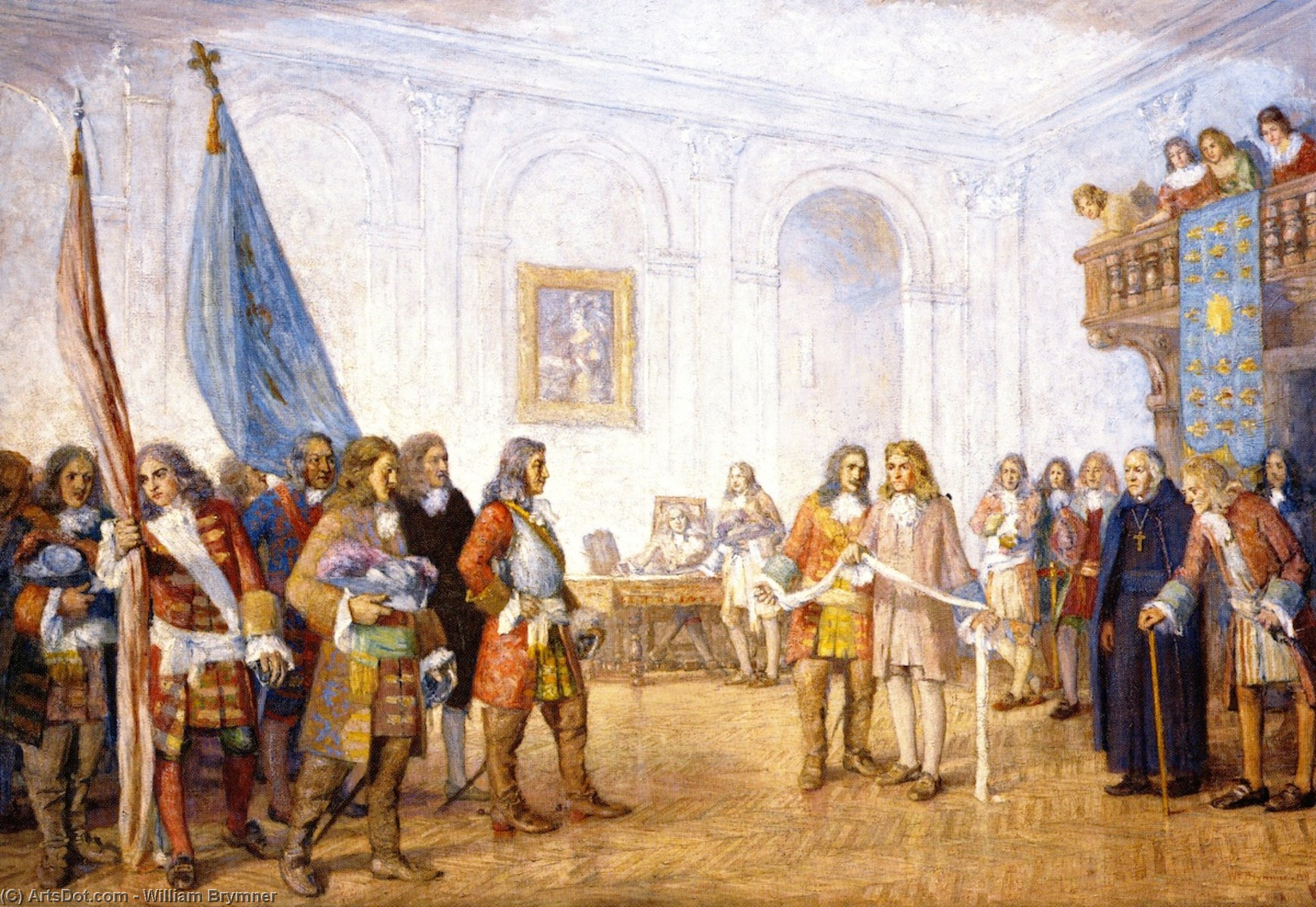 Frontenac Receiving Sir William Philip's Envoy — William Brymner
