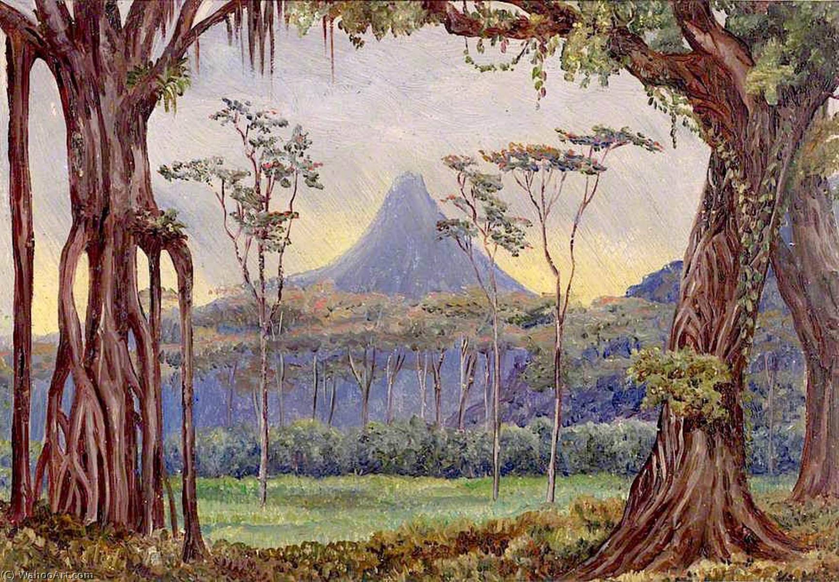 Krakatau Volcano, Ngantang, Java — Marianne North