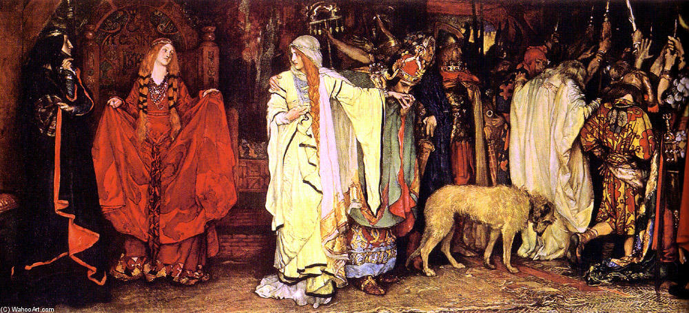 King Lear. Cordelia's Farewell — Edwin Austin Abbey