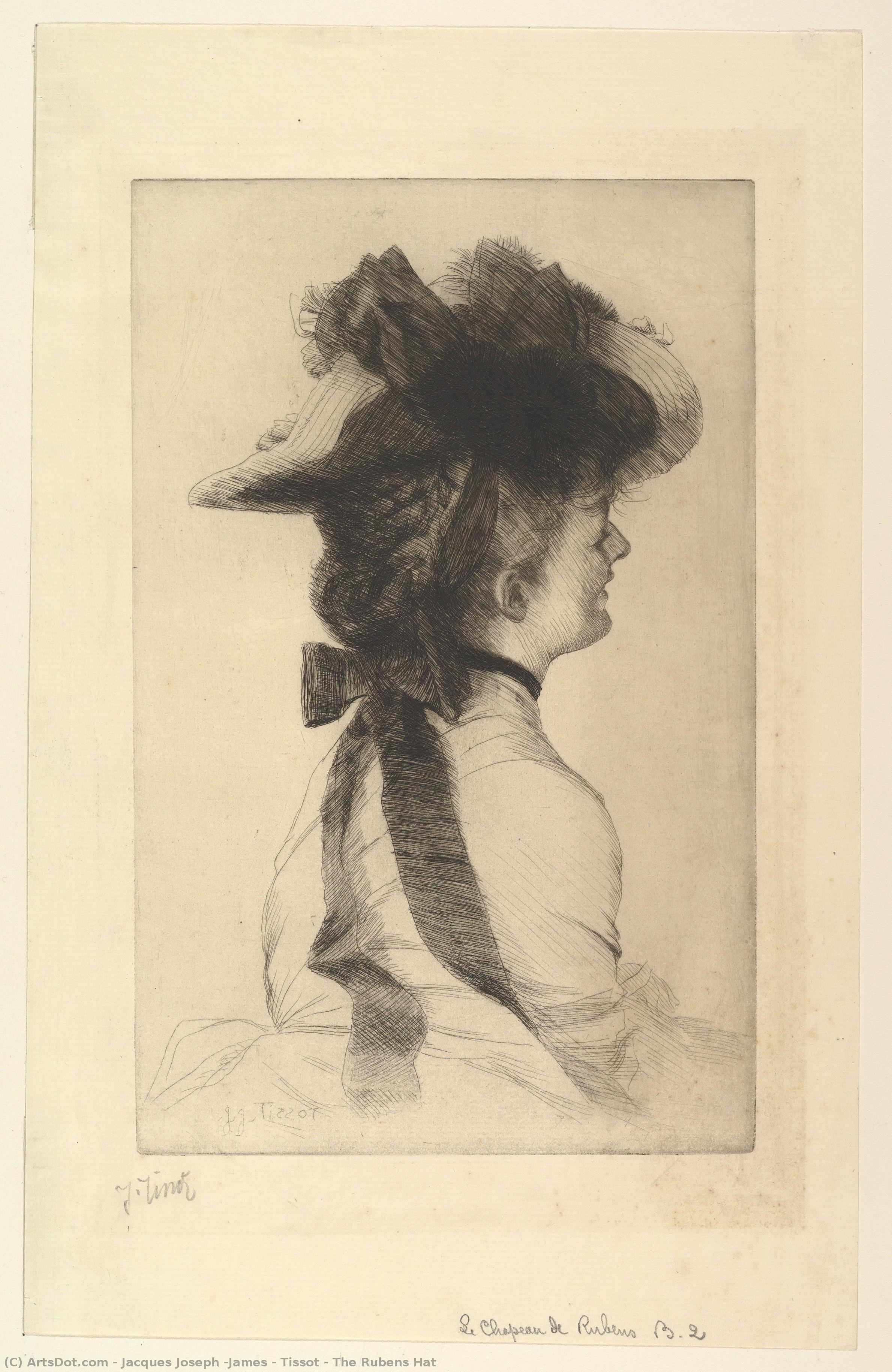 The Rubens Hat — Jacques Joseph (james ) Tissot