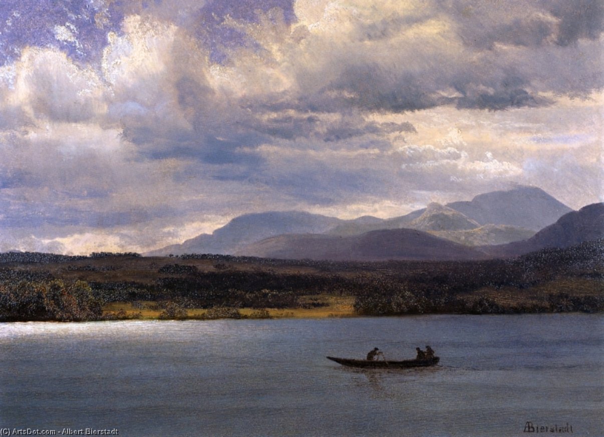 Overlook Mountain From Olana — Albert Bierstadt