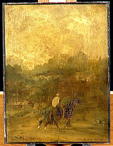 Cavaliers Et Chevaux — Gustave Moreau