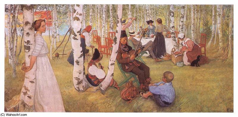 Breakfast In The Open — Carl Larsson