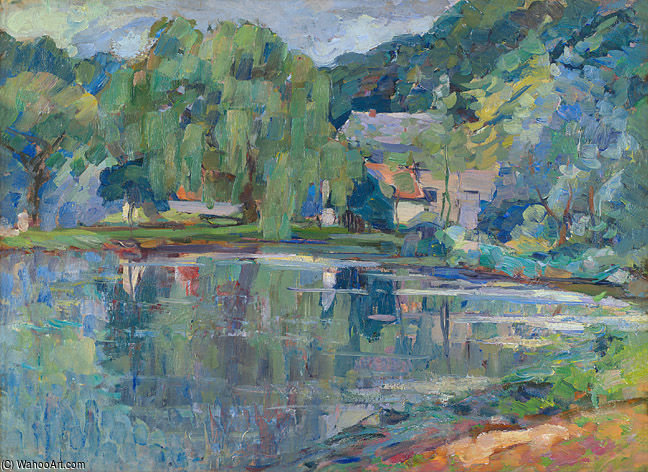 The Old Mill Pond — Joseph M Raphael