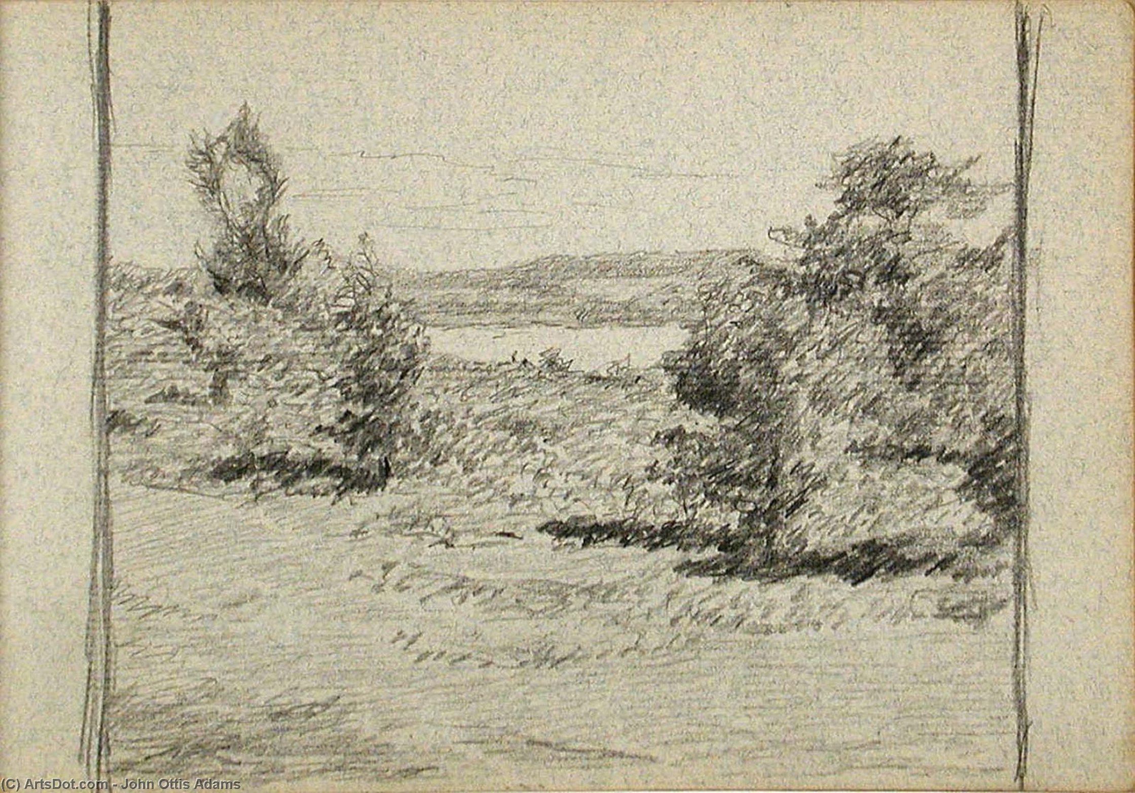 Distant View Of Lake Leelanau — John Ottis Adams