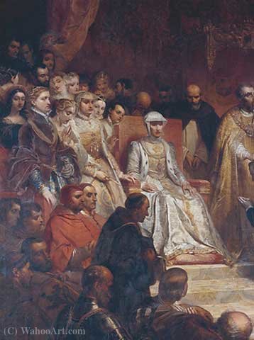 Abdication Details Charles Quint Married — Louis Gallait