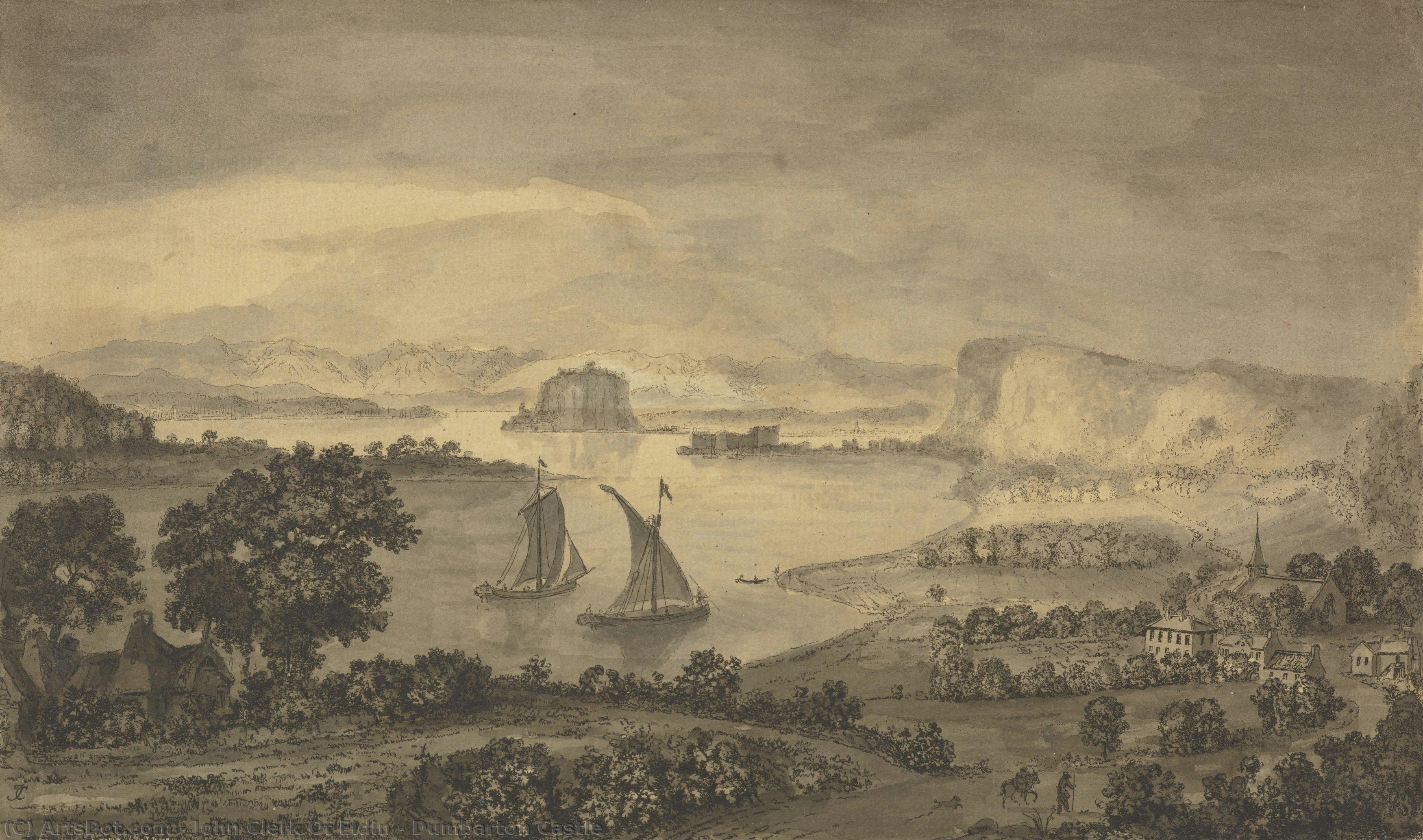 Dumbarton Castle — John Clerk Of Eldin