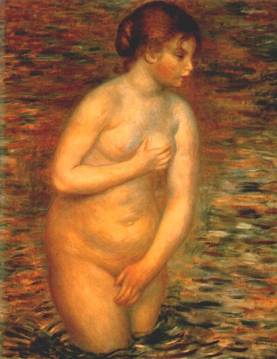Nude In The Water — Pierre-auguste Renoir