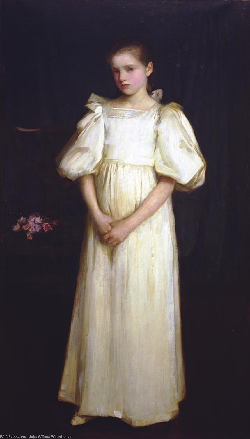 Portrait Of Phyllis Waterlo — John William Waterhouse