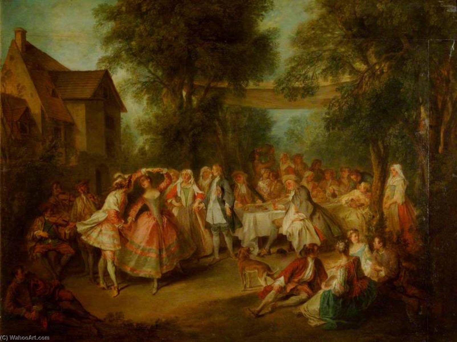 The Wedding Breakfast — Nicolas Lancret