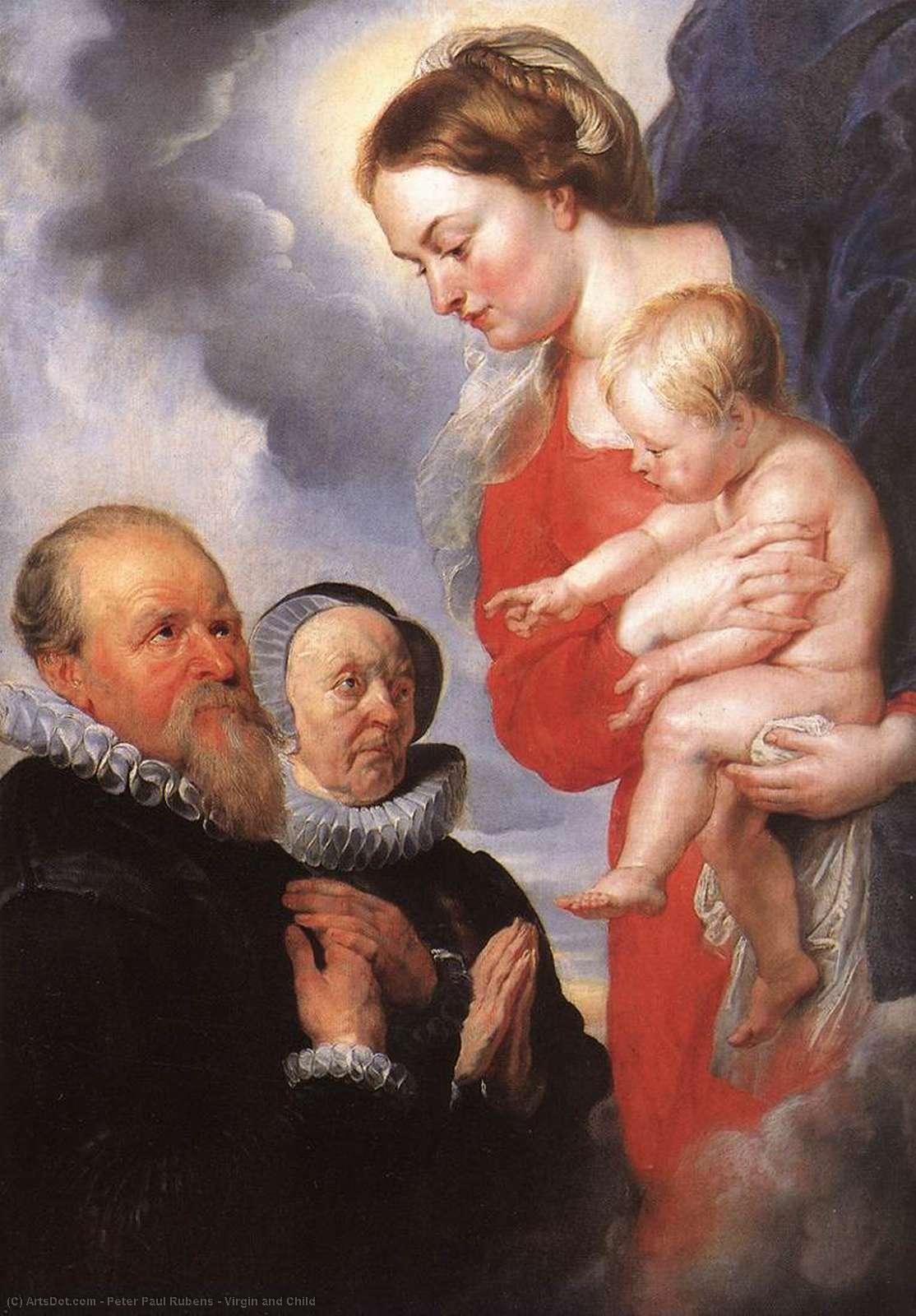 Virgin And Child — Peter Paul Rubens