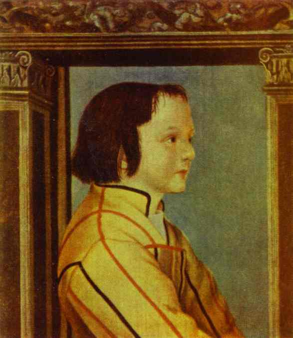 Portrait Of A Boy With Chestnut Hair — Hans Holbein The Younger