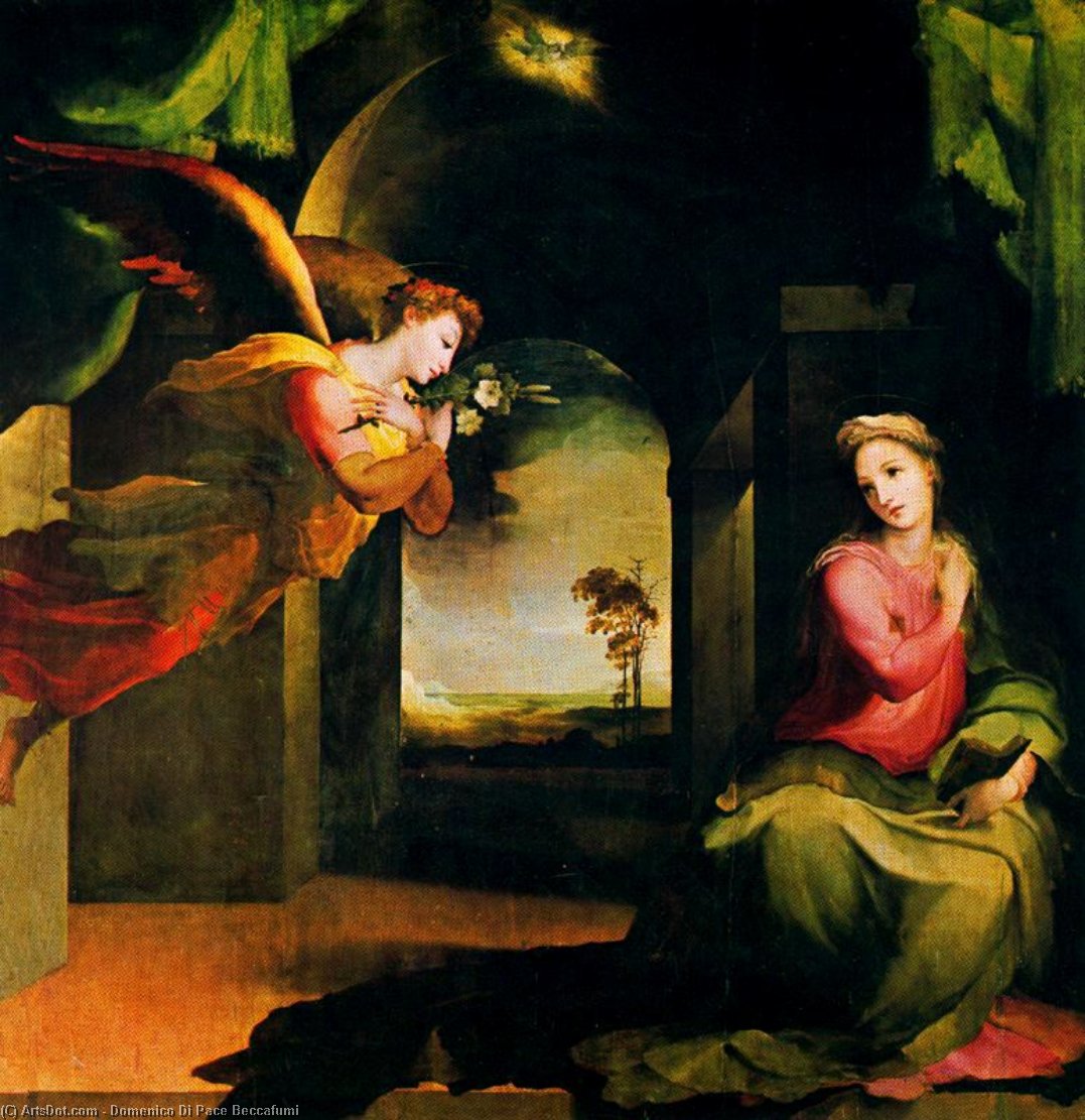 Anunciación — Domenico Di Pace Beccafumi