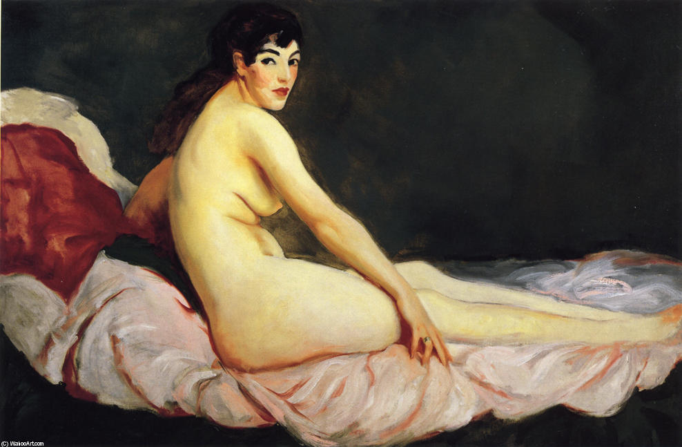 Viv Reclining (also Known As Nude) — Robert Henri