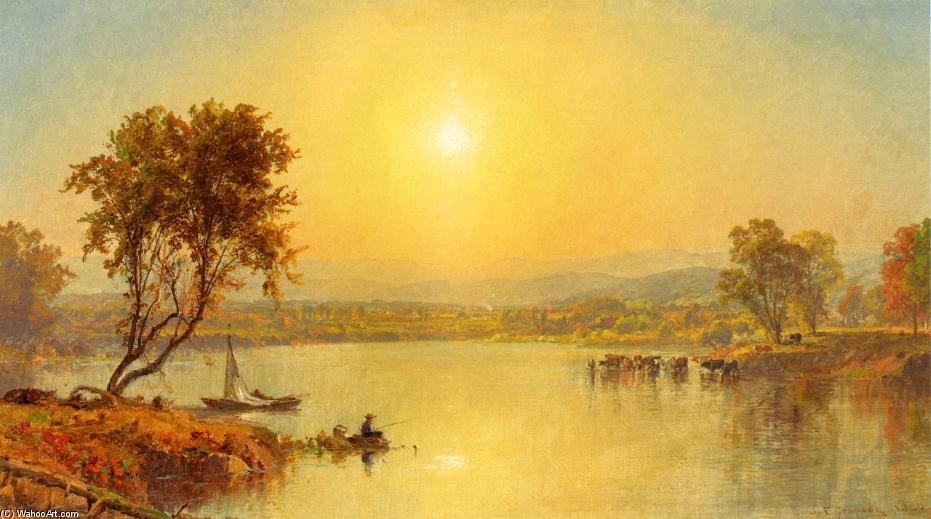 On The Susquahana River — Jasper Francis Cropsey
