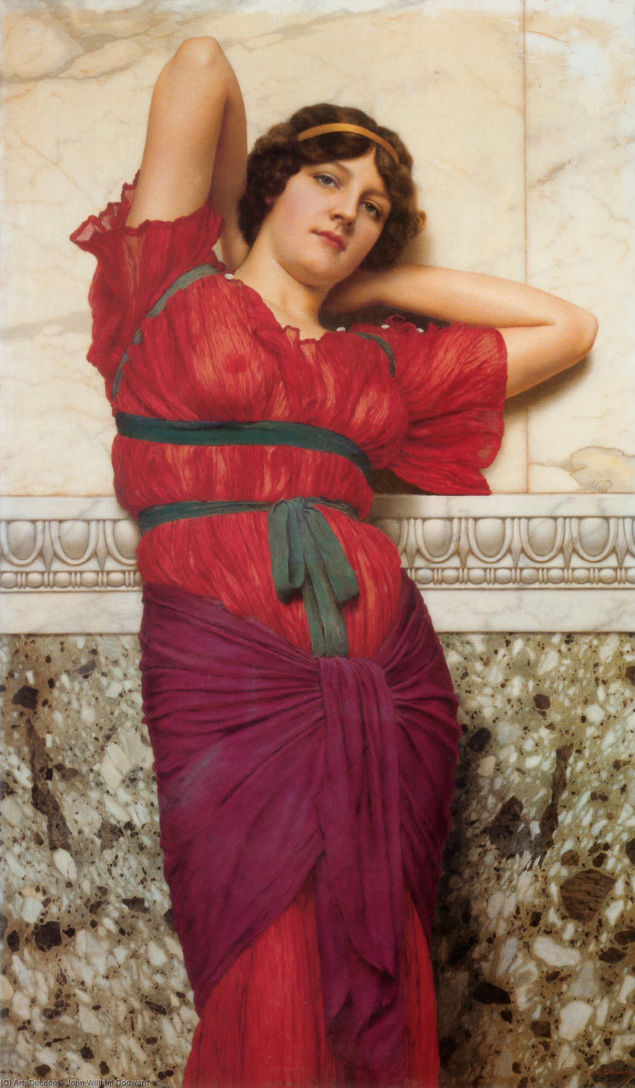 Contemplation 1 — R.b.a John William Godward
