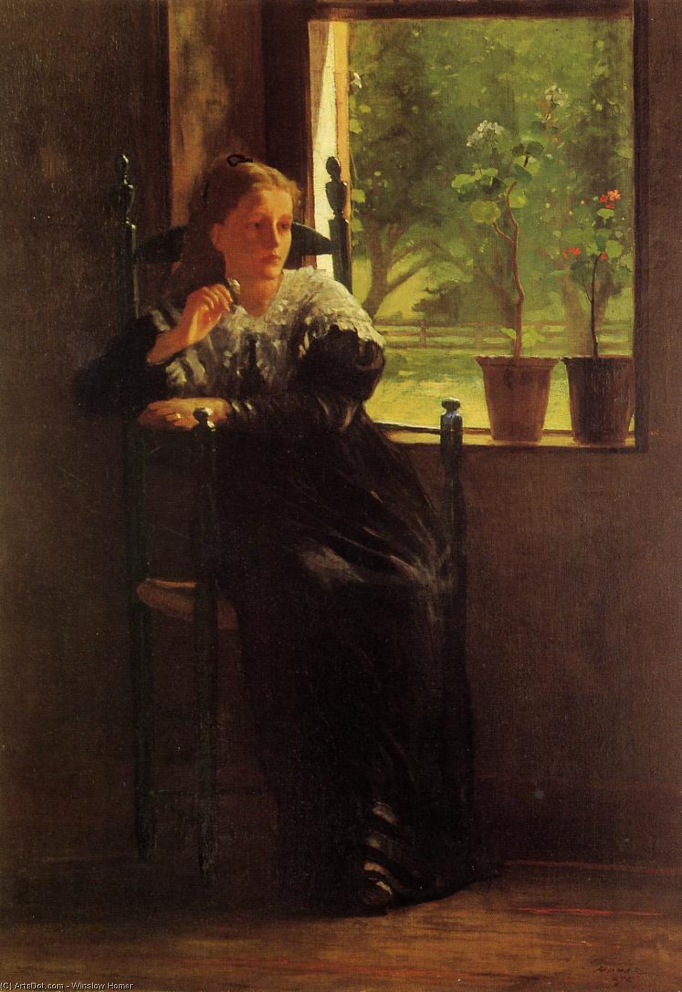 At The Window — Winslow Homer