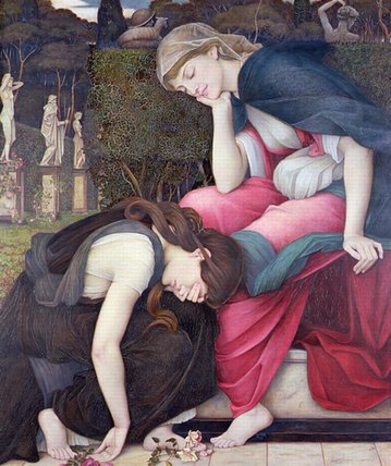 Patience On A Monument Smiling At Grief — John Roddam Spencer Stanhope