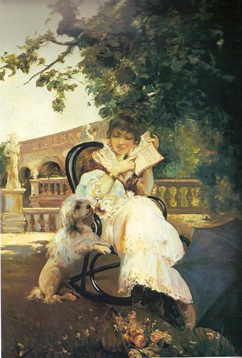 Escena En El Jardin — Emilio Sala Y Frances