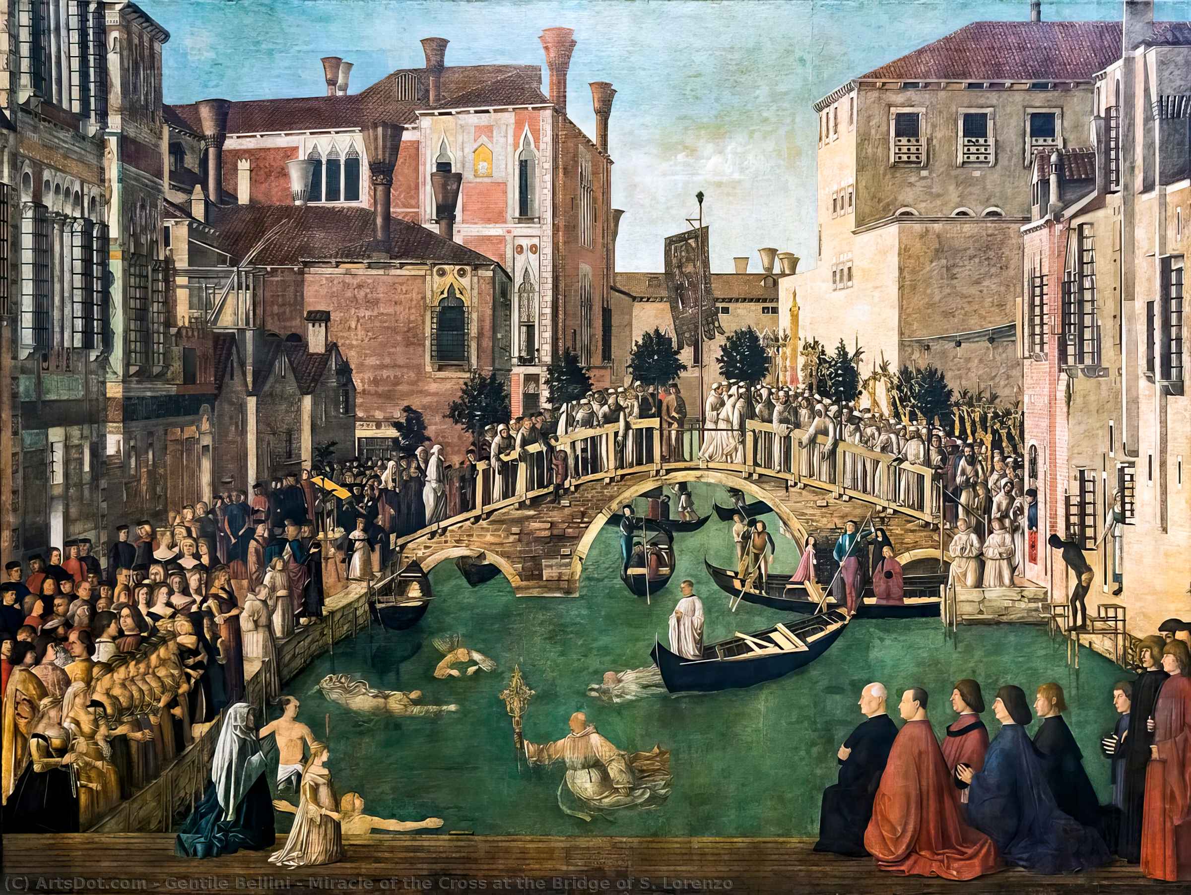 Miracle Of The Cross At The Bridge Of S. Lorenzo — Gentile Bellini