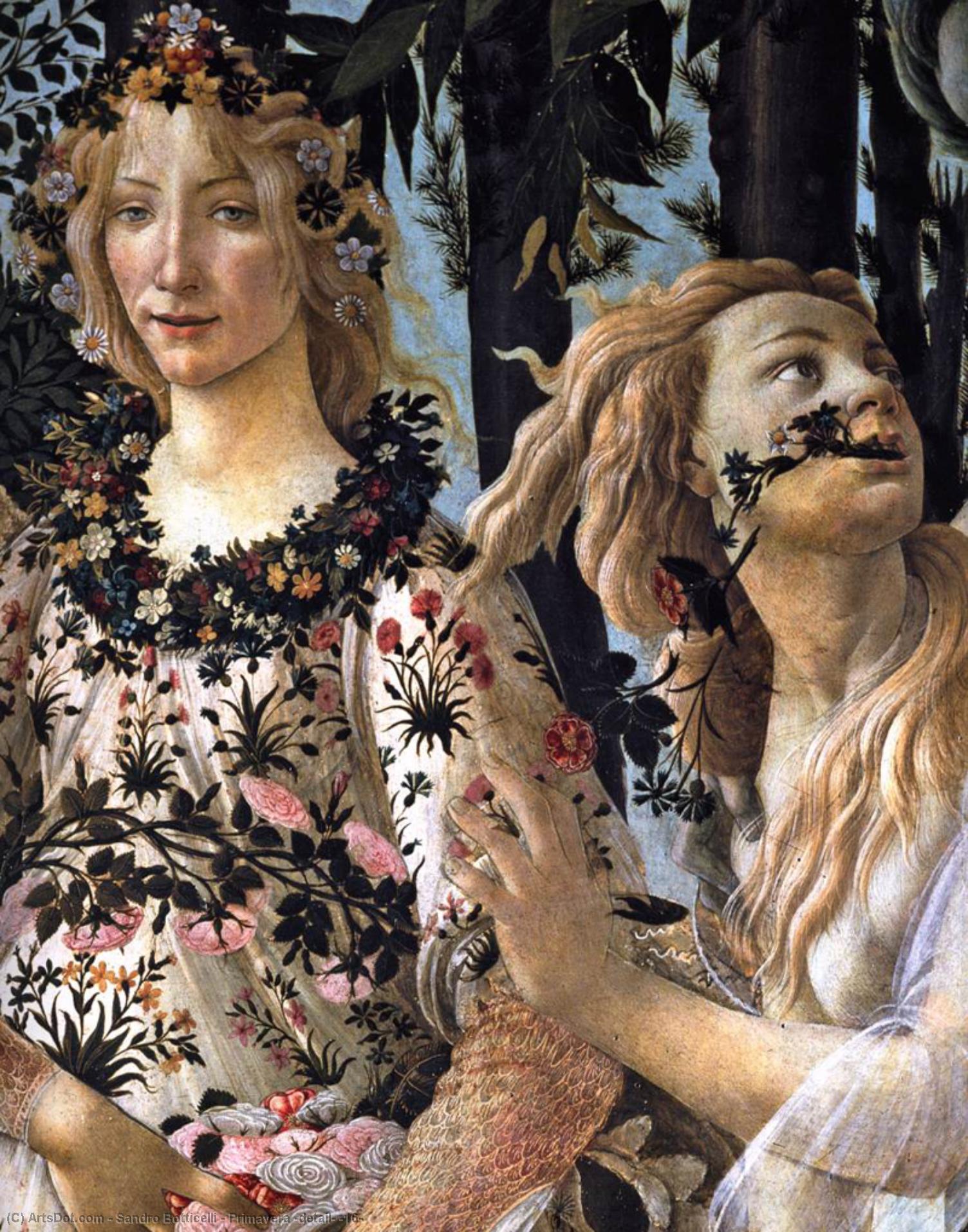 Primavera (detail) (16) — Sandro Botticelli