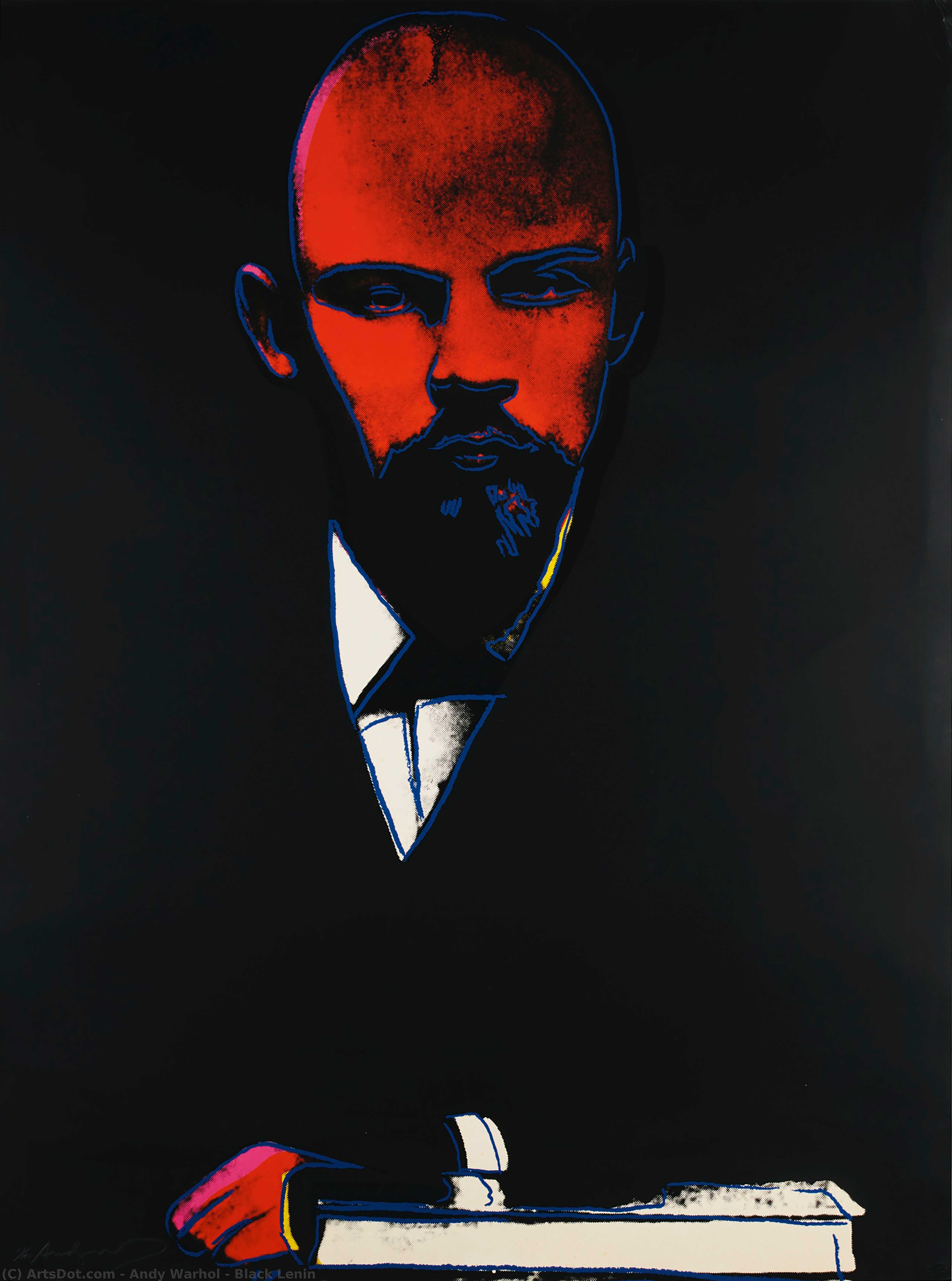 Schwarzer Lenin — Andy Warhol