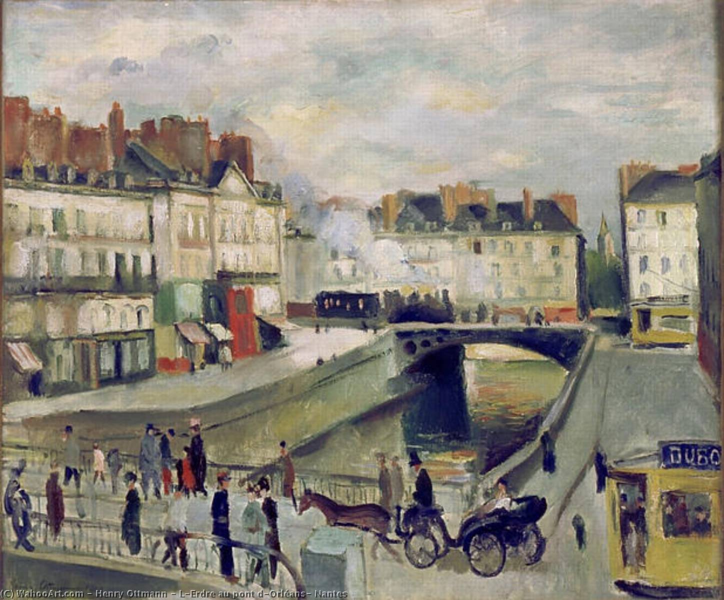 L'erdre Au Pont D'orléans, Nantes — Henri Ottmann