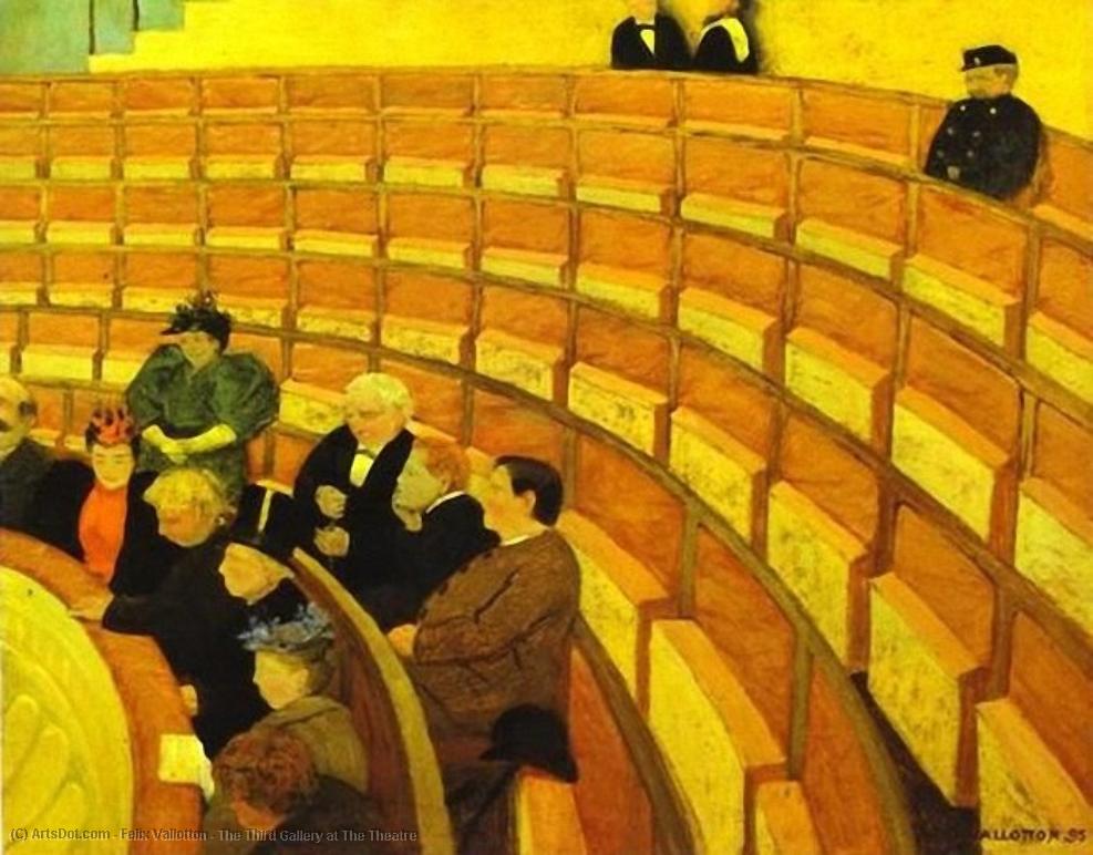 The Third Gallery At The Theatre — Félix Vallotton