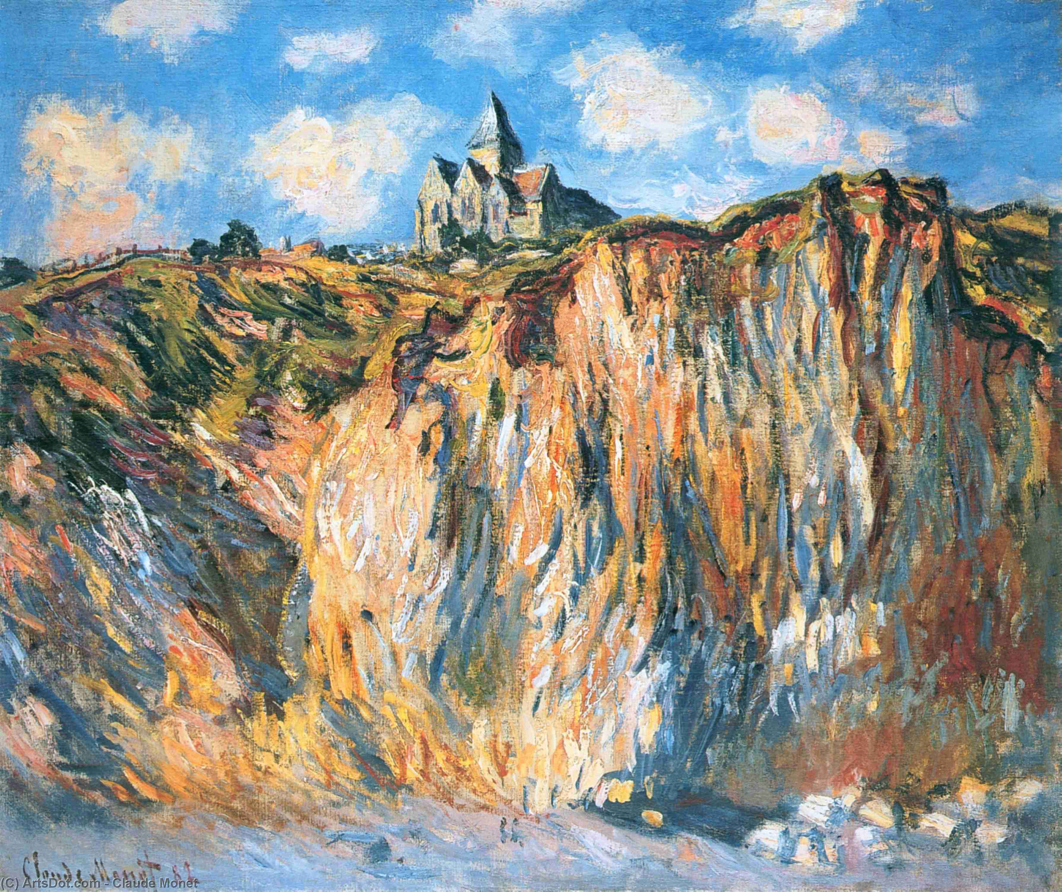 Church At Varengeville, Morning — Claude Monet