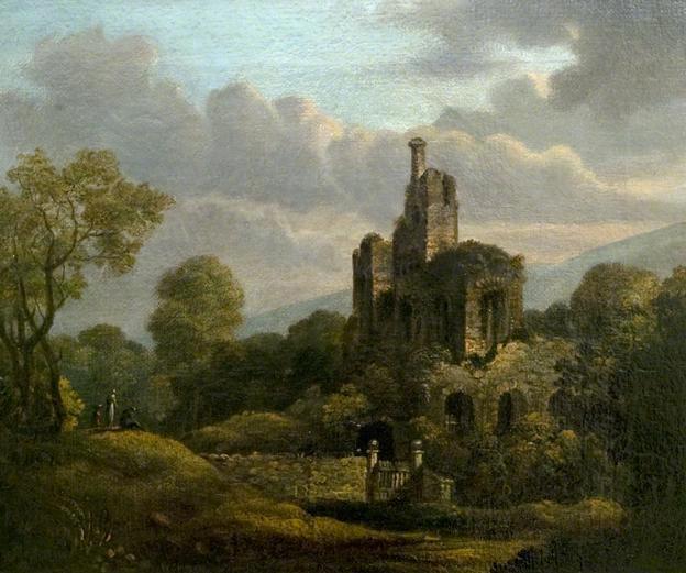 Landscape With A Ruined Castle — William Shayer Senior