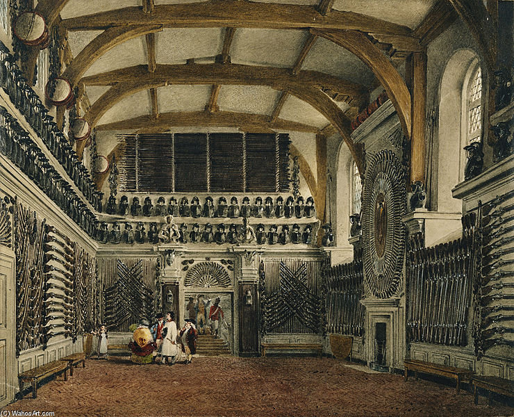 Windsor Castle, Old Guard Chamber — James Stephanoff