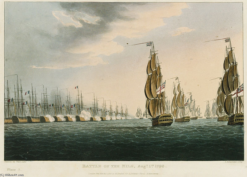 Battle Of The Nile - — Thomas Whitcombe