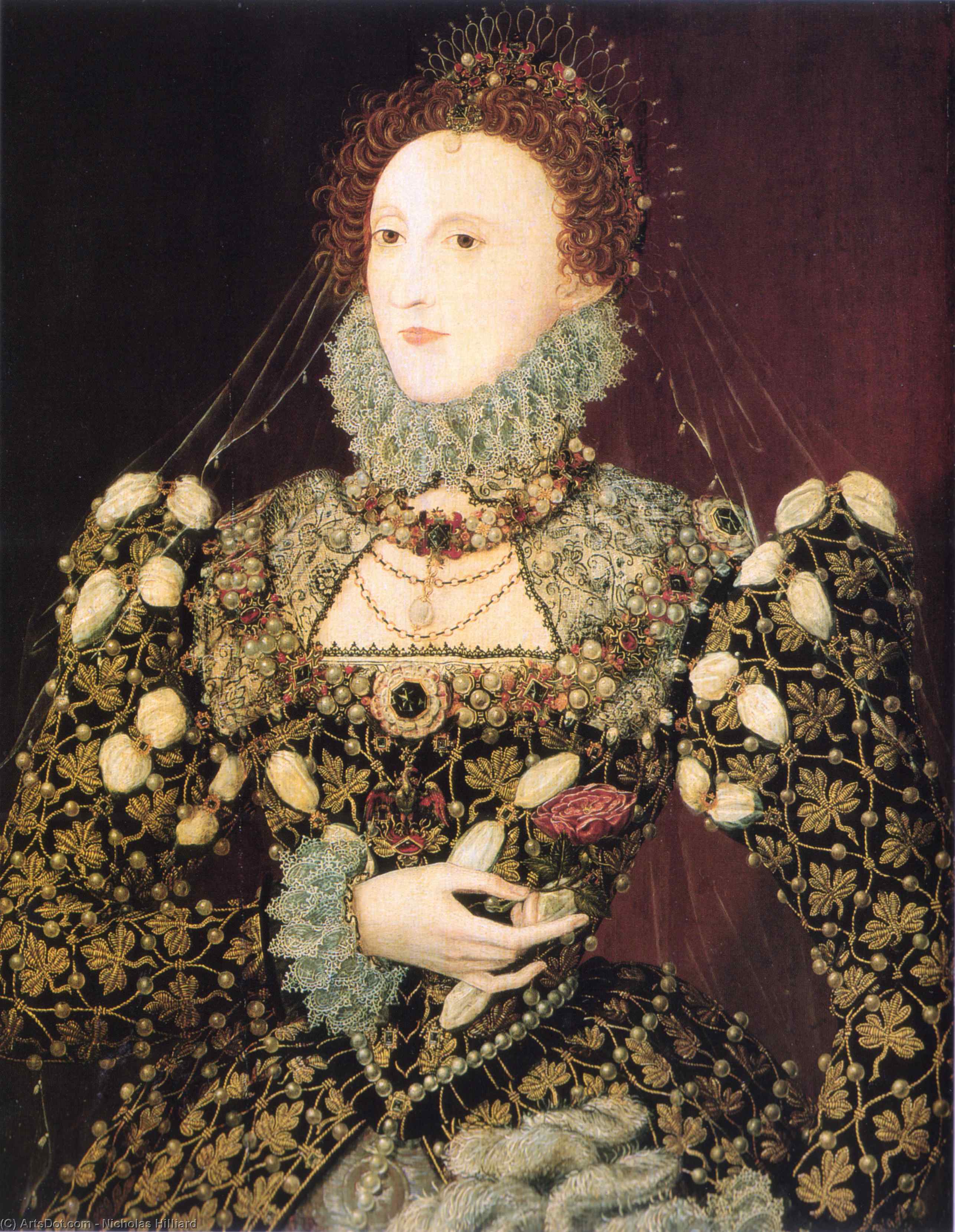 Elizabeth I, The Phoenix Portrait — Nicholas Hilliard