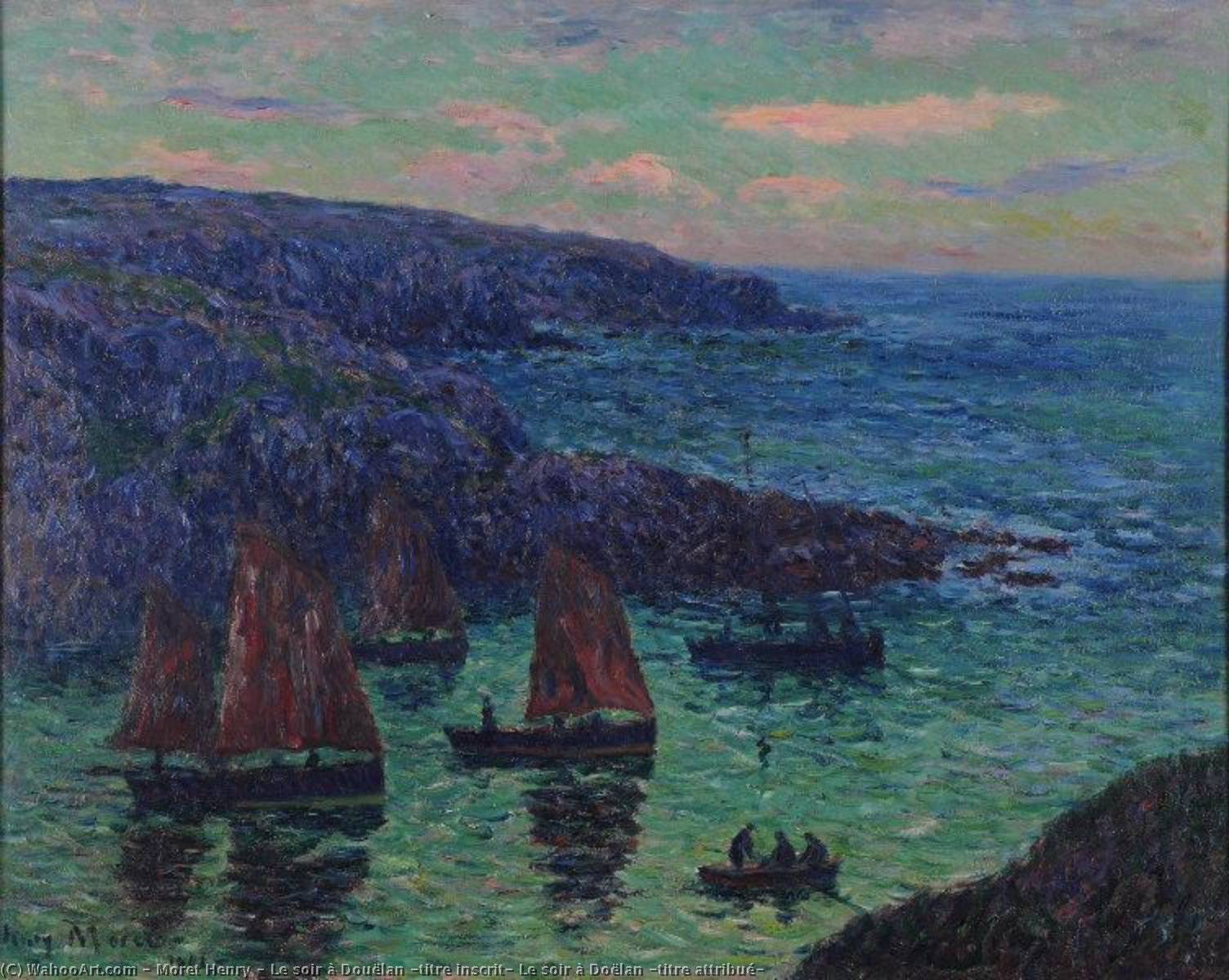 Le Soir À Douëlan (titre Inscrit) Le Soir À Doëlan (titre Attribué) — Moret Henry