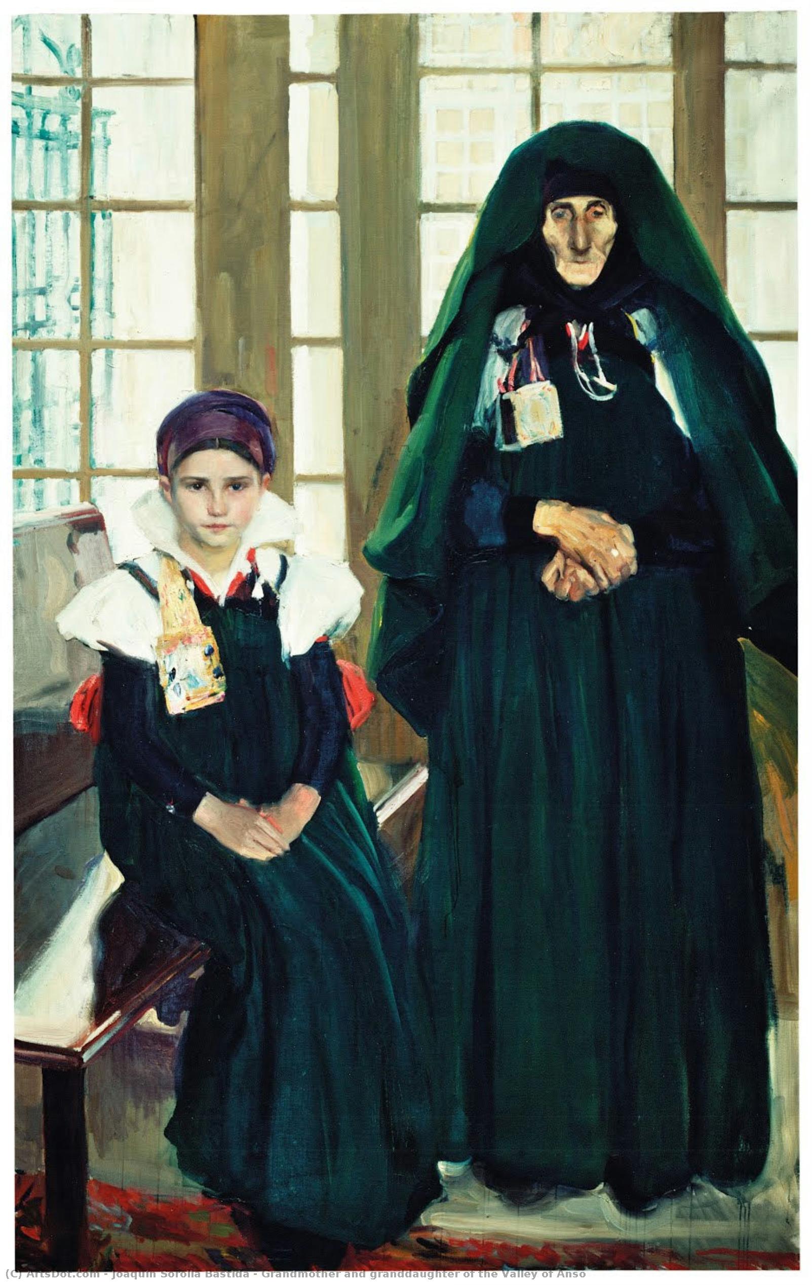Grandmother And Granddaughter Of The Valley Of Ansó — Joaquín Sorolla Y Bastida