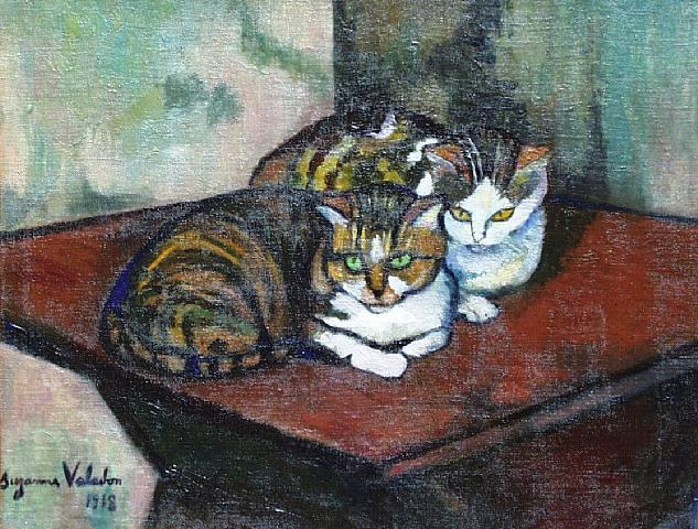 Two Cats — Suzanne Valadon
