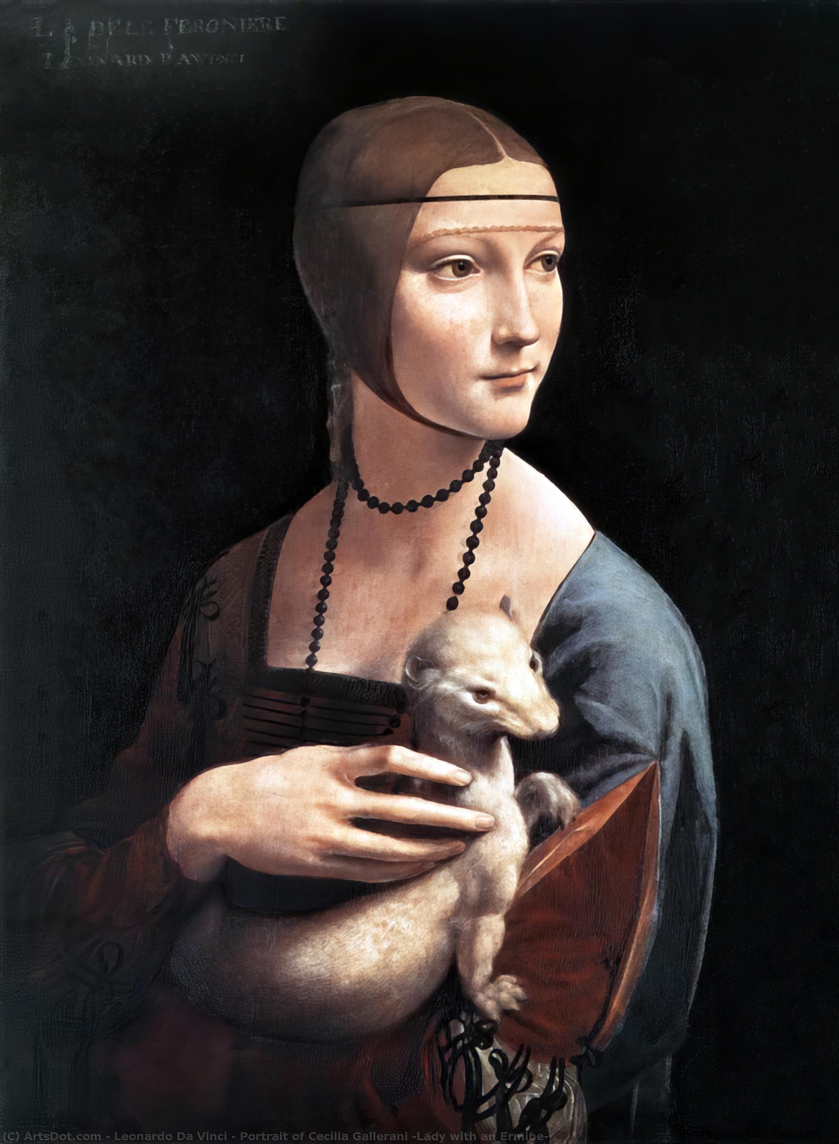 Portrait Of Cecilia Gallerani (lady With An Ermine) — Leonardo Da Vinci